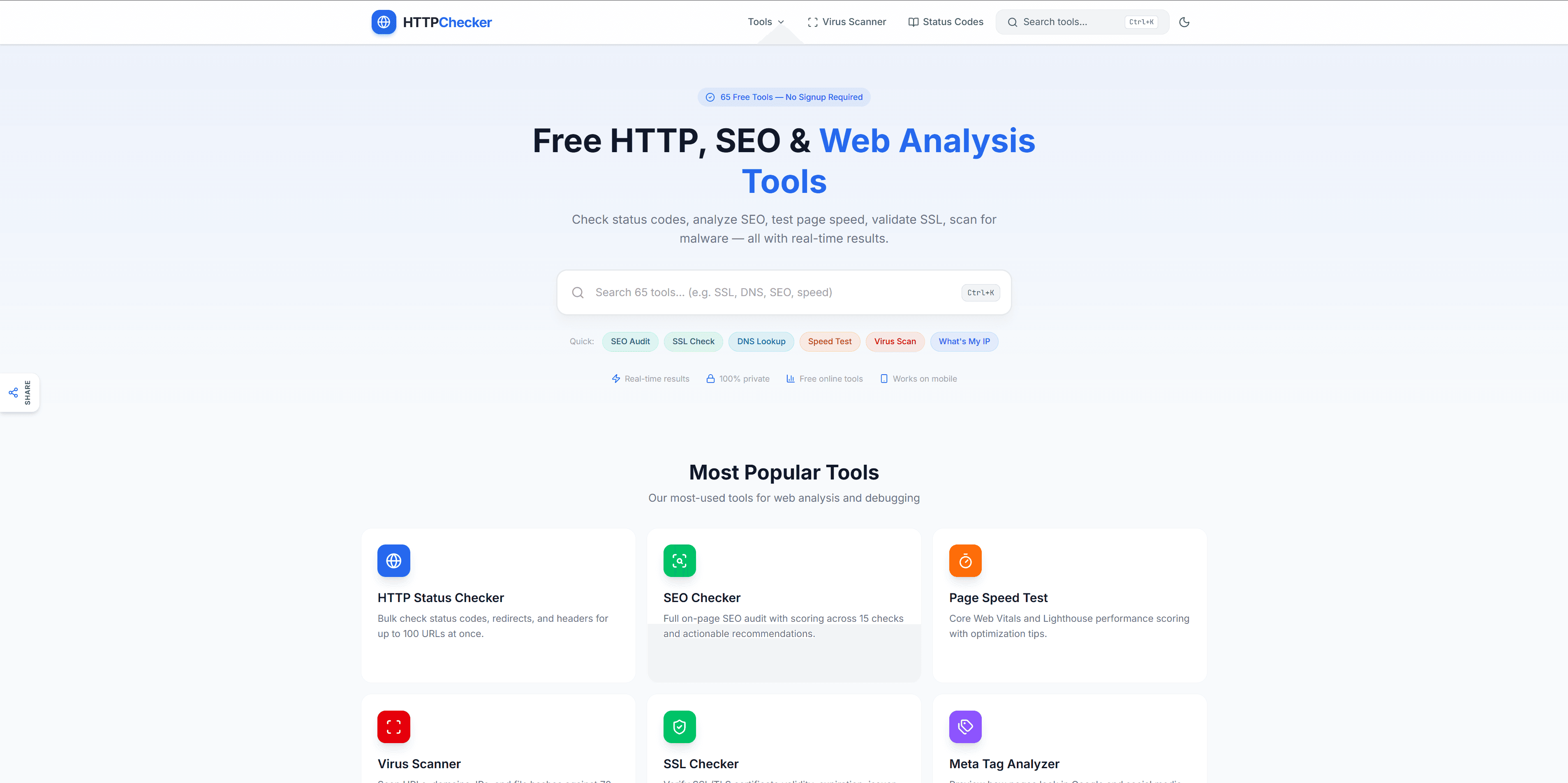 HTTPChecker project preview